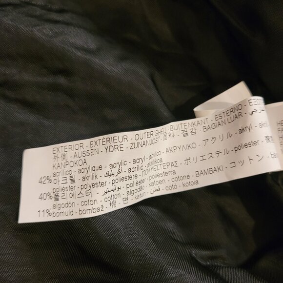 ZARA | Tweed Plaid Jacket | Sz. S - Picture 5 of 6